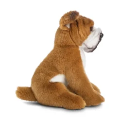 Animalcraft Lifelike 9.5 Inch Stuffed Bulldog by Demdaco