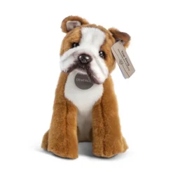 Animalcraft Lifelike 9.5 Inch Stuffed Bulldog by Demdaco