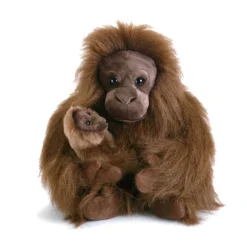 Animalcraft Mom and Baby Plush Orangutans by Demdaco