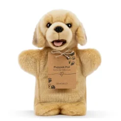 Animalcraft Plush Yellow Lab Dog Hand Puppet by Demdaco