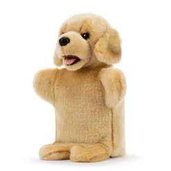 Animalcraft Plush Yellow Lab Dog Hand Puppet by Demdaco