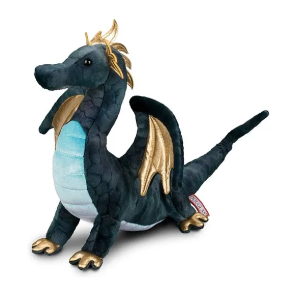 Aragon the Navy Blue Plush Dragon by Douglas