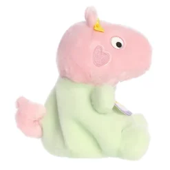 Baby Evie with Bib Peppa Pig Plush Palm Pals Stuffed Animal by Aurora