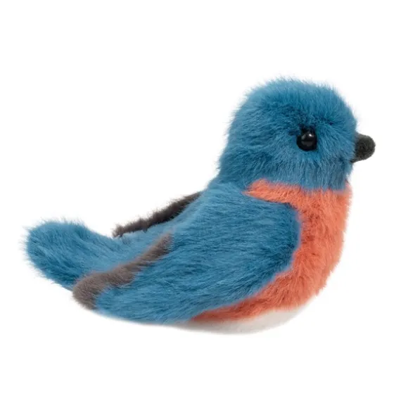 Bertie the Stuffed Blue Bird by Douglas