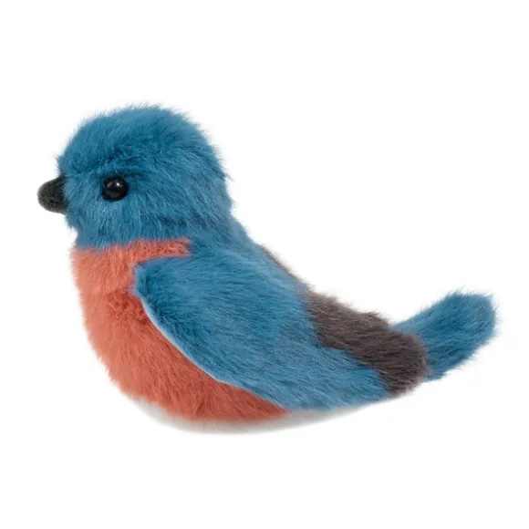 Bertie the Stuffed Blue Bird by Douglas