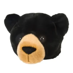 Black Bear Plush Animal Hat By Wild Republic