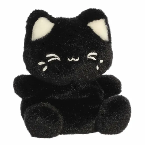 Black Sesame Plush Meowchi Cat Palm Pals by Aurora