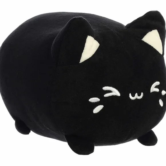 Black Sesame the Black Stuffed Cat Meowchi Plush by Aurora