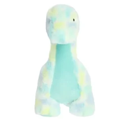 Blue Brachiosaurus Stuffed Animal Watercolor Dinos by Aurora