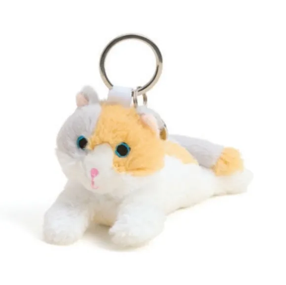 Calico Cat Stuffed Animal Keyring by Warmies