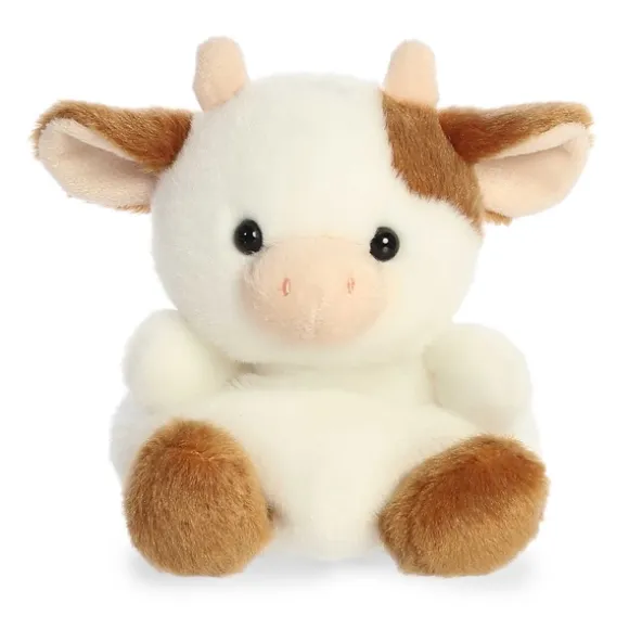Caroline the Plush Brown Cow Palm Pals by Aurora