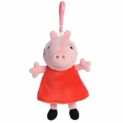Clip-On Peppa Pig Stuffed Animal Bag Charm by Aurora