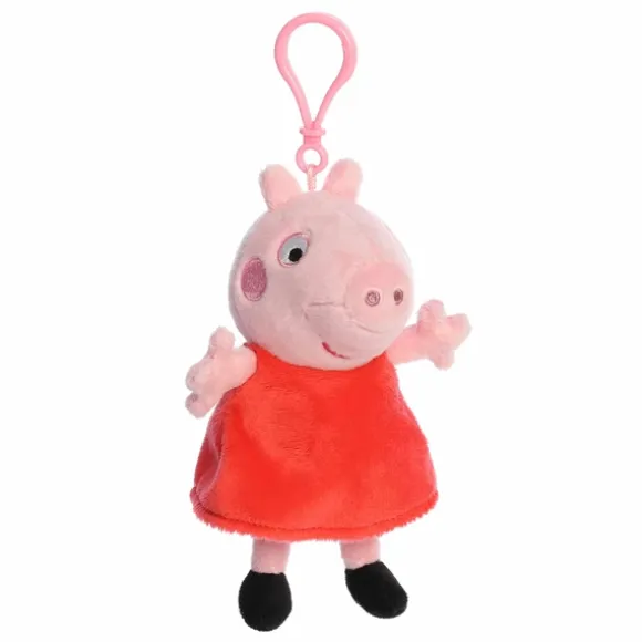 Clip-On Peppa Pig Stuffed Animal Bag Charm by Aurora