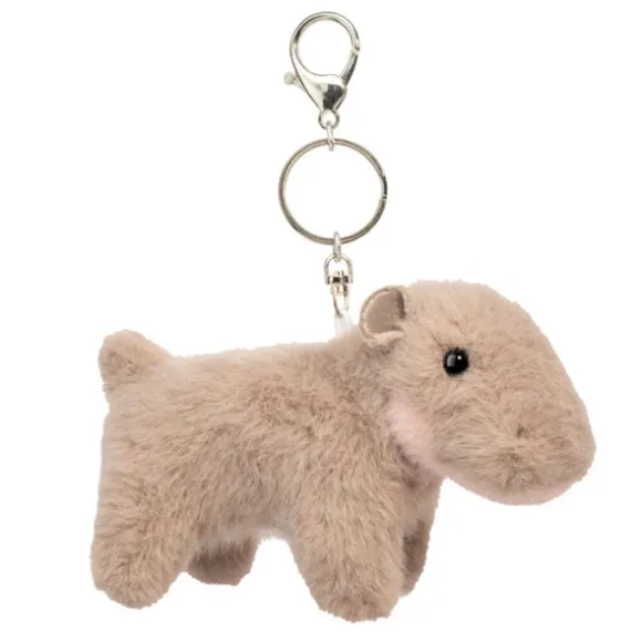 Clip-On Stuffed Hippo Bag Charm by Douglas