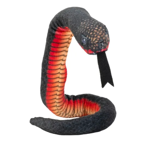 Coilkins Posable Stuffed Red-Bellied Black Snake by Wild Republic