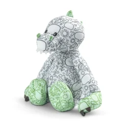 Color Me Plush Dinosaur with Washable Markers by Demdaco