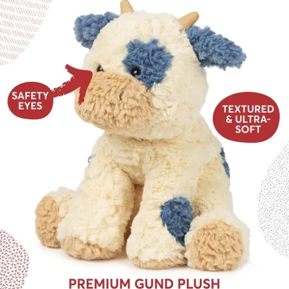 Cozys Plush Cow Stuffed Animal by Gund