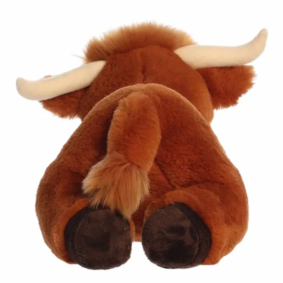 Craig the Stuffed Highland Cow 12 Inch Flopsie by Aurora