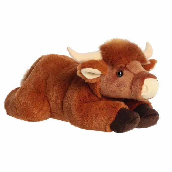 Craig the Stuffed Highland Cow 12 Inch Flopsie by Aurora