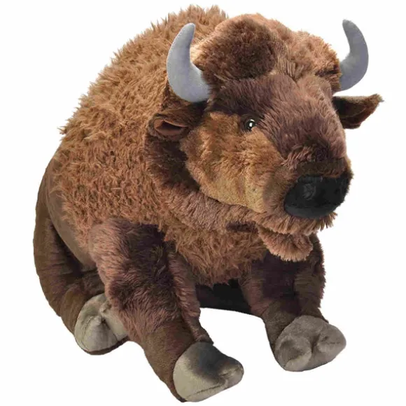 Cuddlekins Jumbo Bison Stuffed Animal by Wild Republic