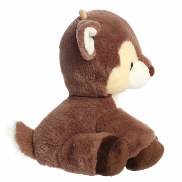 Dashing 13 Inch Cocoa Brown Plush Reindeer by Aurora