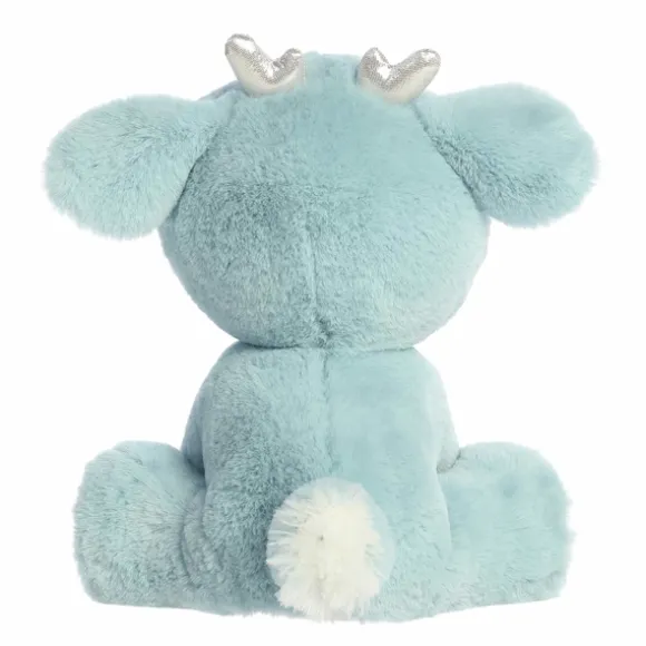 Dashing 13 Inch Winter Blue Plush Reindeer by Aurora