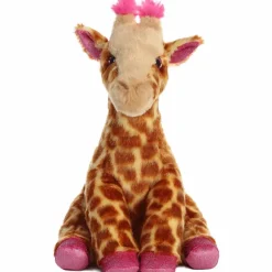 Destination Nation Pink Giraffe Stuffed Animal by Aurora