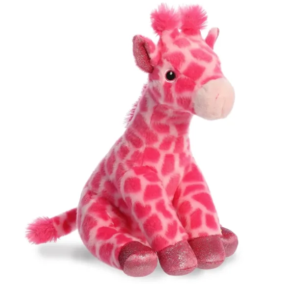Destination Nation Pink Giraffe Stuffed Animal by Aurora