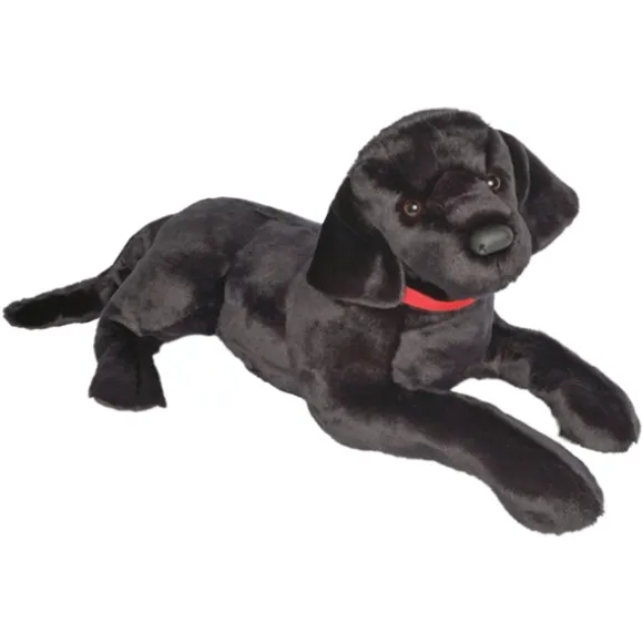 Dickens the Jumbo Stuffed Black Lab by Douglas