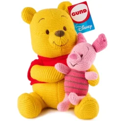 Disney Plush Winnie the Pooh and Piglet Knit Set by Gund