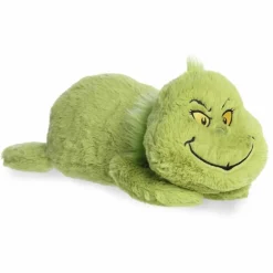 Dr. Seuss Grinch 18 Inch Snoozles Stuffed Animal by Aurora