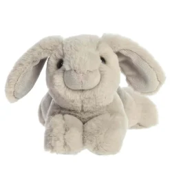 Dusty the Plush Grey Lop Bunny Mini Flopsie by Aurora