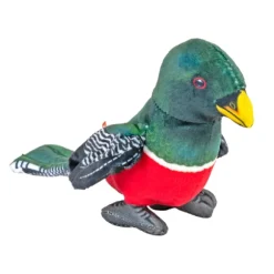 Eco-Friendly Rainforest 4.5 Inch Plush Collared Trogon Bird by Wild Republic