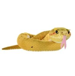 Eco-Friendly Rainforest 54 Inch Plush Yellow Eyelash Viper Snake by Wild Republic