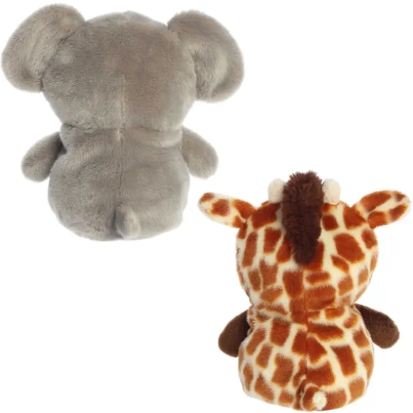 Eco Nation Elephant and Giraffe Reversible Stuffed Animal by Aurora