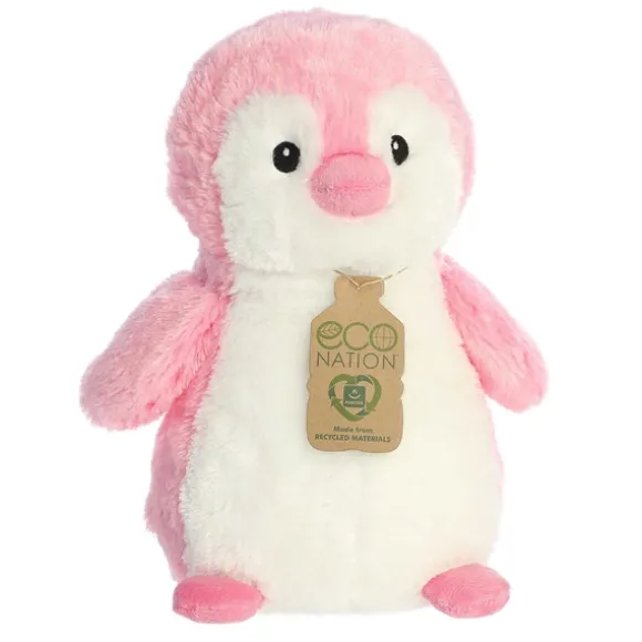Eco Nation Hugs Plush Pink Penguin by Aurora