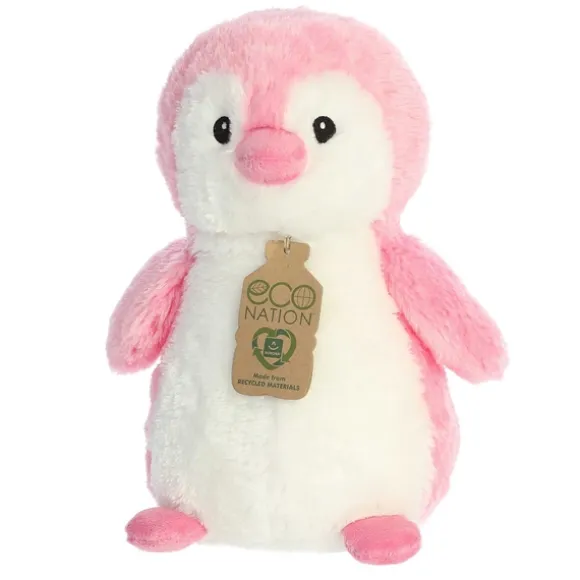Eco Nation Hugs Plush Pink Penguin by Aurora
