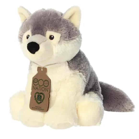 Eco Nation Hugs Plush Wolf by Aurora
