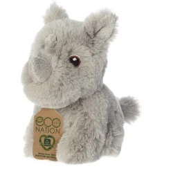 Eco Nation Mini Stuffed Rhinoceros by Aurora