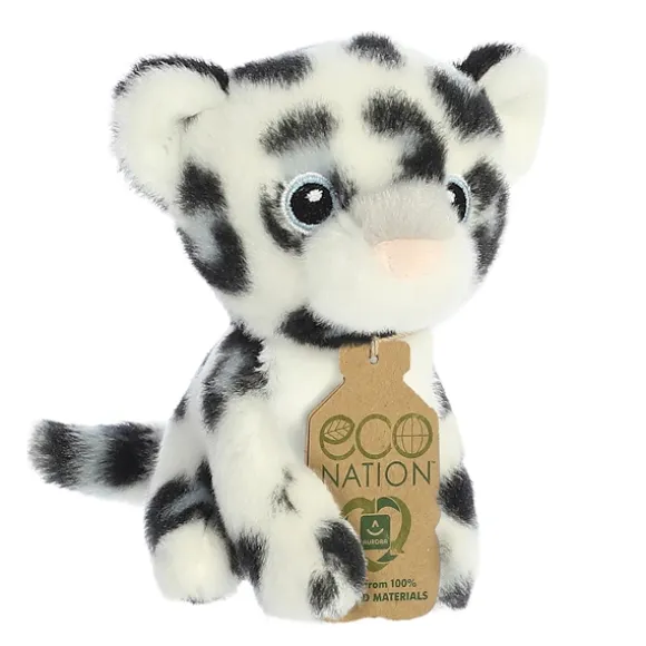 Eco Nation Mini Stuffed Snow Leopard by Aurora