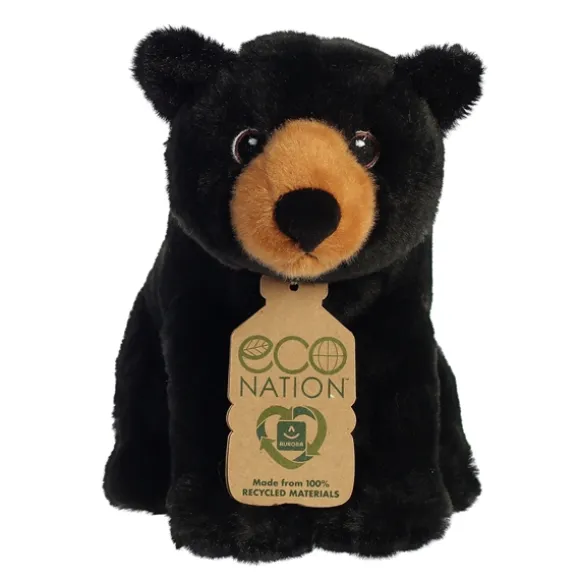 Eco Nation Stuffed Black Bear by Aurora