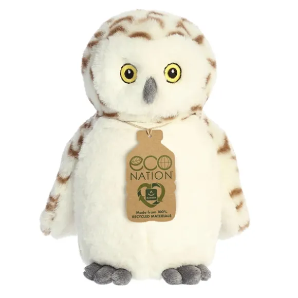 Eco Nation Stuffed Snowy Owl by Aurora