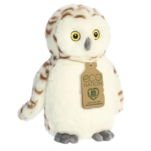 Eco Nation Stuffed Snowy Owl by Aurora