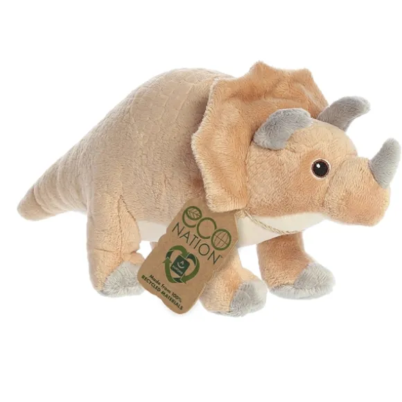 Eco Nation Stuffed Triceratops Dinosaur by Aurora