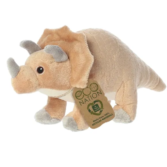 Eco Nation Stuffed Triceratops Dinosaur by Aurora