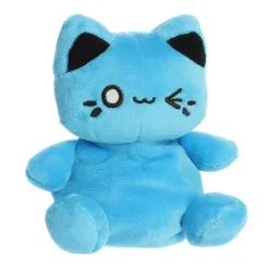 Electric Blue Plush Meowchi Cat Palm Pals by Aurora