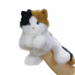 Esmeralda the Plush Calico Cat Puppet by Aurora