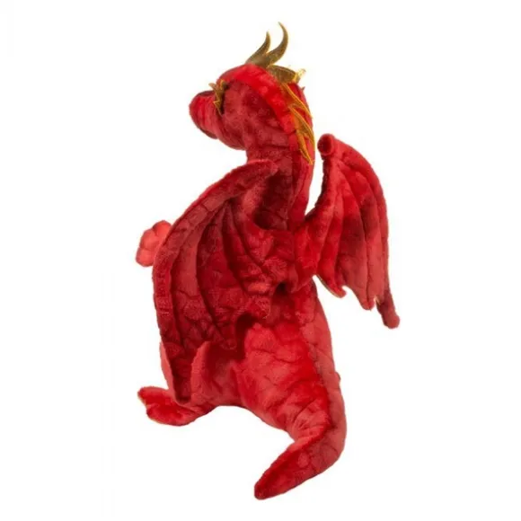 Eugene the Standing Red and Gold Plush Dragon by Douglas