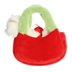 Fancy Pals Plush White Kitty with Cherry Bag by Aurora