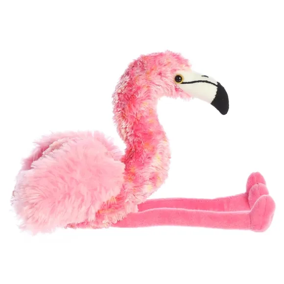 Flavia the Stuffed Pink Flamingo Mini Flopsie by Aurora